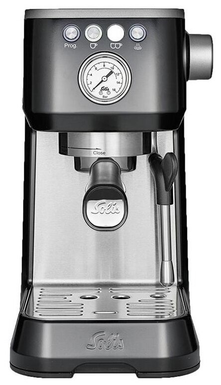 Кофеварка рожкового типа. Цвет черный SOLIS Barista Perfetta Plus (Typ 1170)