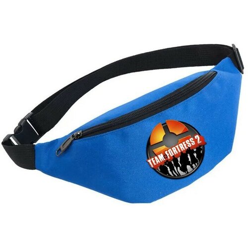 фото Сумка поясная noname, голубой