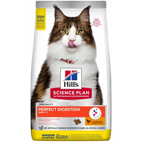 Хиллс 605955 сух.д/кошек идеальное пищеварение 1,5кг