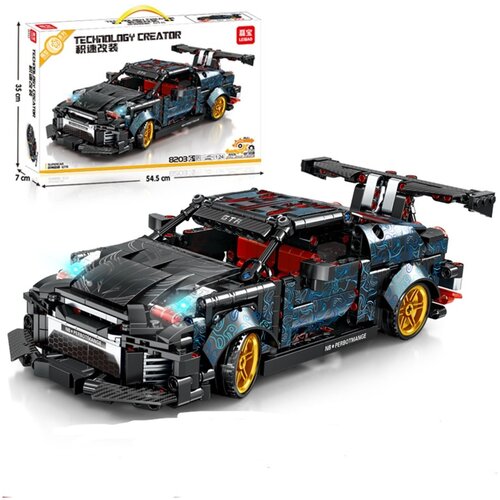 Конструктор аналог лего техник 8203 спортивная машина GTR конструктор lego speed champions 75890 феррари f40