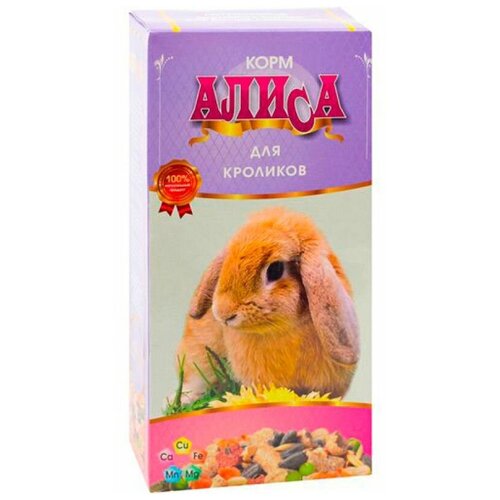 Корм для кроликов 450г Алиса 140₽