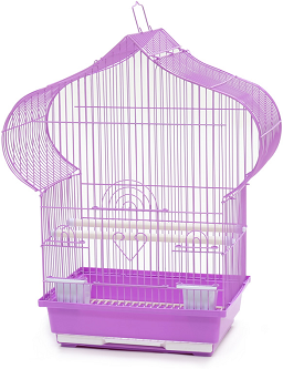 Клетка Kredo для птиц 102 (29,5*22,3*49 см) Цвет фиолетовый