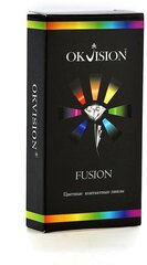 Цветные контактные линзы OKVision Fusion Blue/Violet, -2.50, 8.6