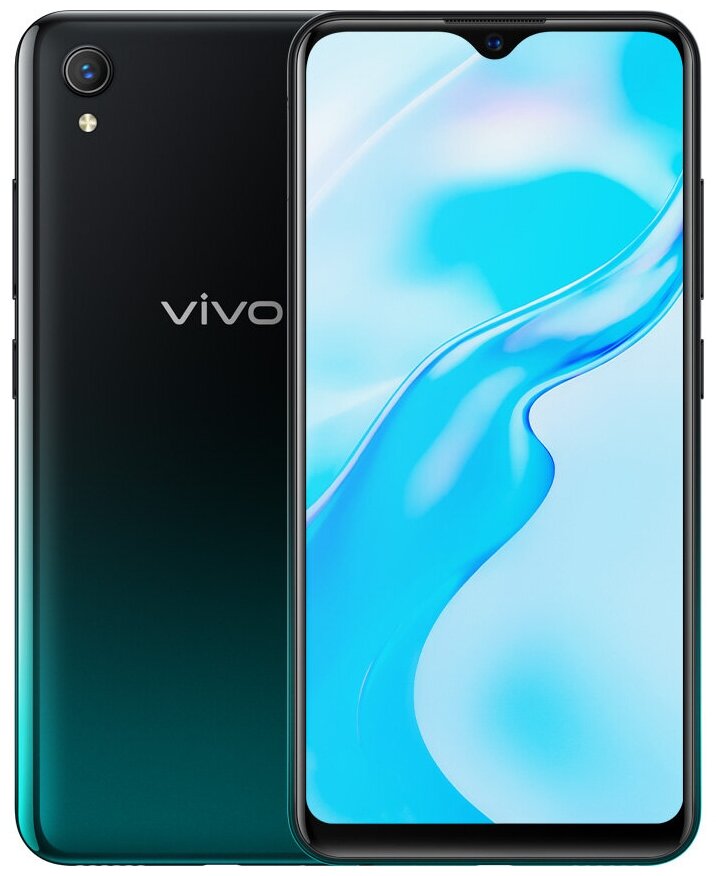 Смартфон vivo Y1s 2/32 ГБ, Dual nano SIM, оливковый черный