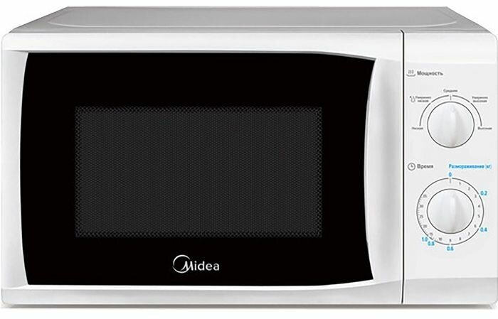 Микроволновая печь Midea MM720CFB, 700 Вт, 20 л, белый