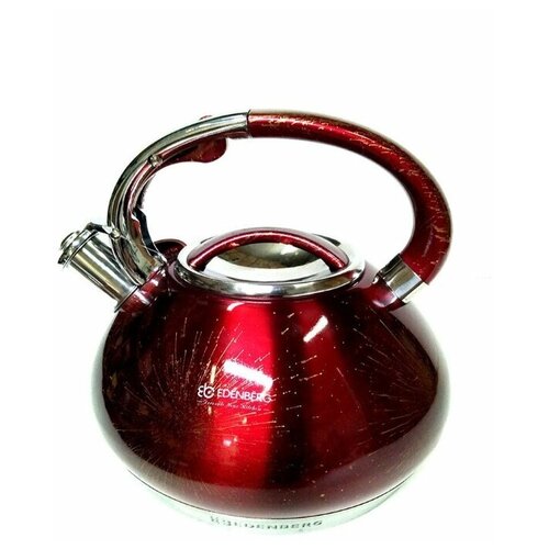 фото Чайник для плиты edenberg, 3л. (красный)