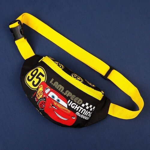 фото Сумка поясная disney, черный, желтый