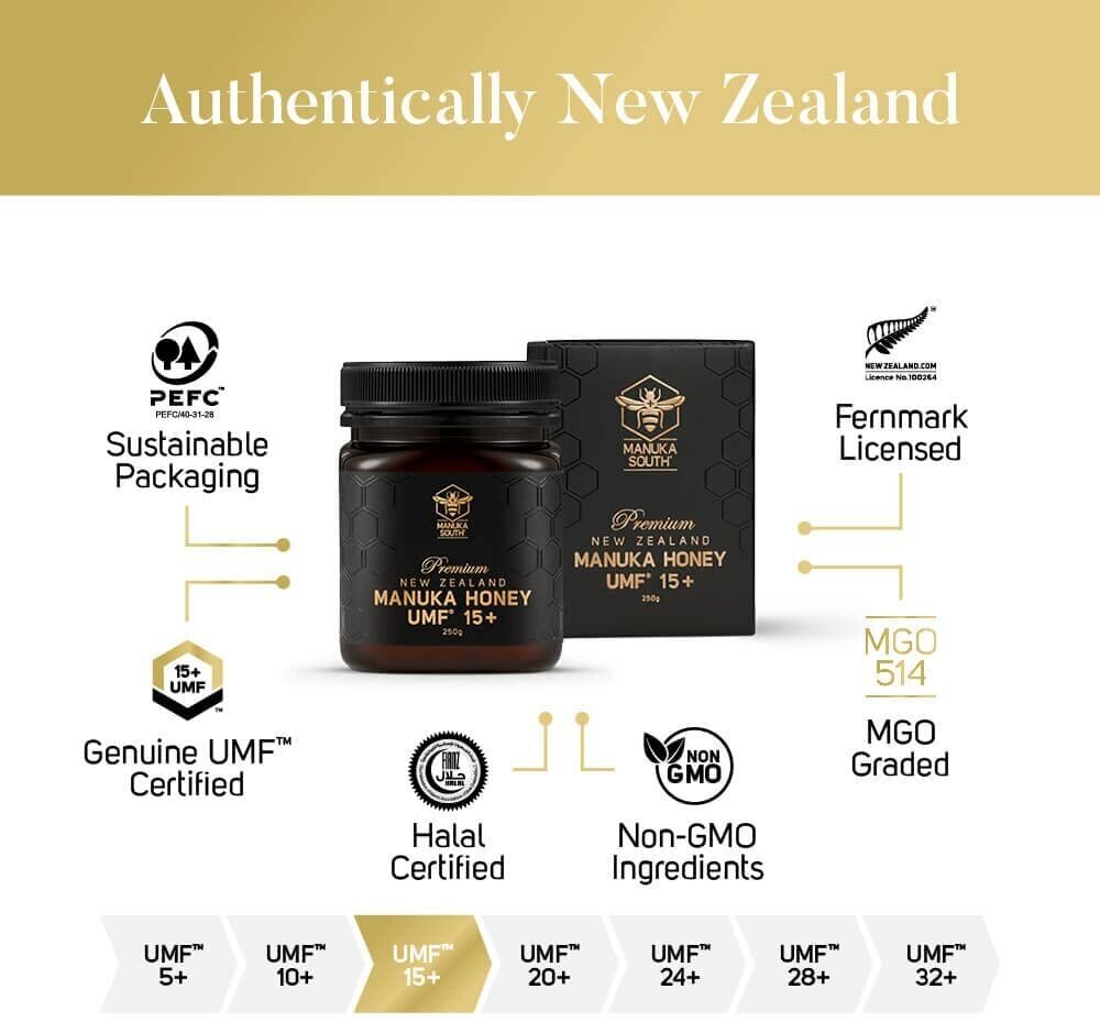Мед Манука (Monofloral Manuka Honey) Manuka South 250 г, настоящий ...