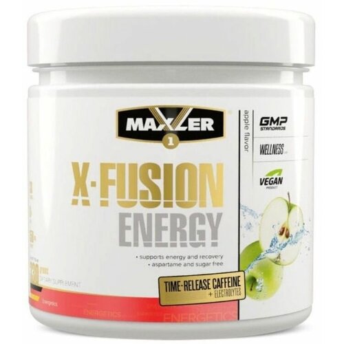 Энергетик с электролитами Макслер X-Fusion Energy 330 г , яблоко