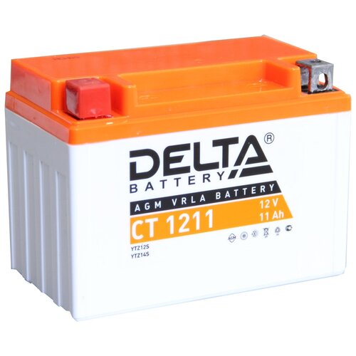 Аккумулятор Delta Battery Мото Agm 11 А/Ч Прямая L+ 151x86x112 En210 А DELTA battery арт. CT 1211