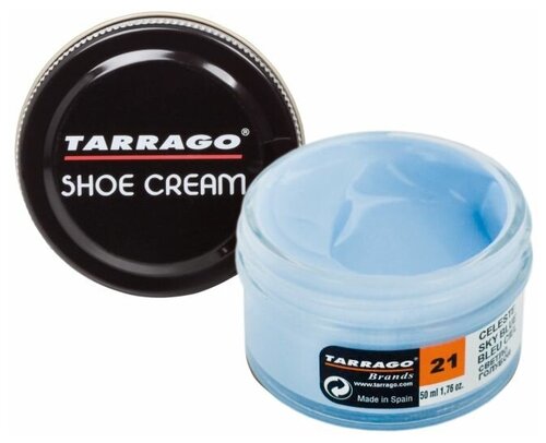 Tarrago Крем-банка Shoe Cream 021 sky blue, 50 мл