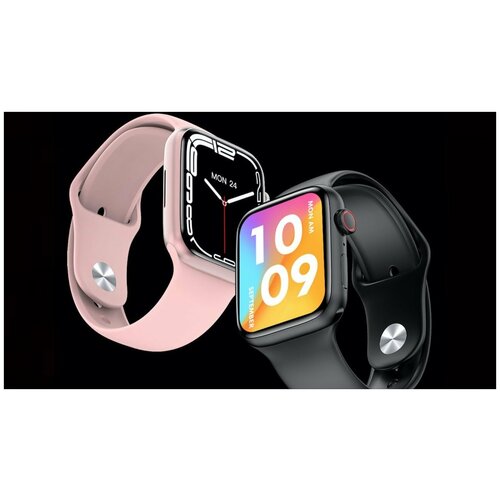 Умные смарт часы Smart Watch 8 Pro MAX 49mm Space Aluminium Case розовые 299000₽