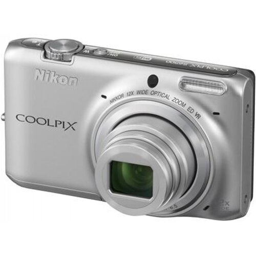 Фотоаппарат Nikon Coolpix S6500, серебристый