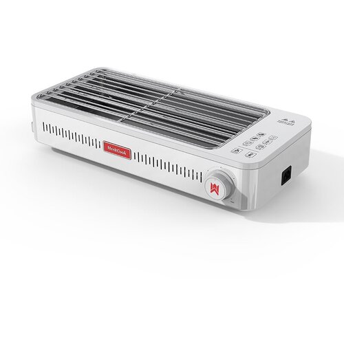 Электрогриль для барбекю электрический гриль для барбекю 1800 Вт портативный настольный гриль белый 1804600₽