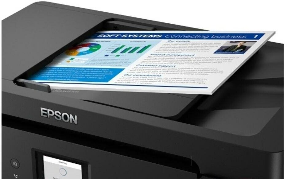 МФУ струйный EPSON L14150, A3, цветной, струйный, черный [c11ch96404] - фото №15