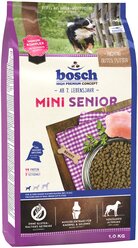 Сухой корм для пожилых собак Bosch Senior, домашняя птица 1 кг (для мелких пород)