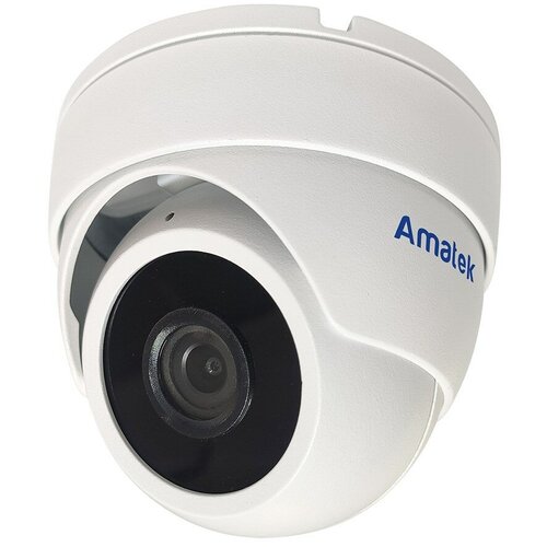 Видеокамера IP купольная Amatek AC-IDV402MSX 2.8 мм микрофон+SD card 7000754