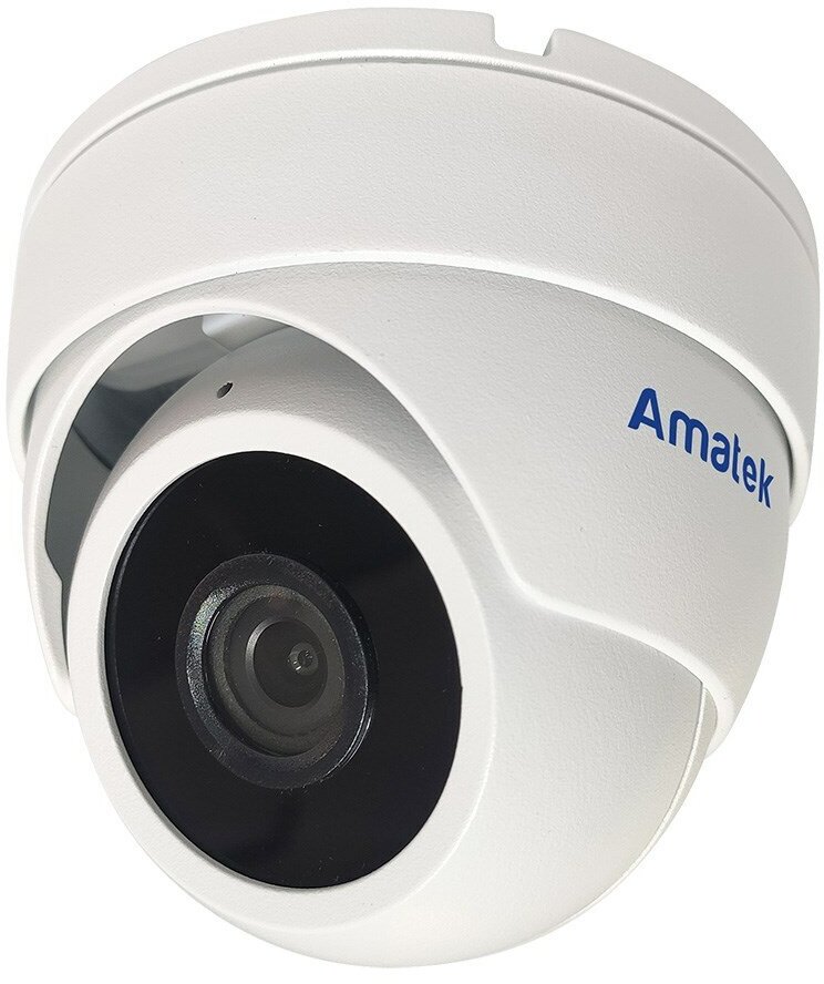 Видеокамера IP купольная Amatek AC-IDV402MSX 2.8 мм микрофон+SD card 7000754