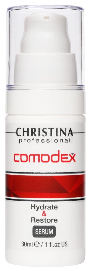 Увлажняющая восстанавливающая сыворотка Christina Comodex Hydrate & Restore Serum, 30 мл - фото №4
