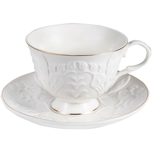 фото Набор чайный / чашка с блюдцем грация "актея" 220 мл 2 предмета balsford