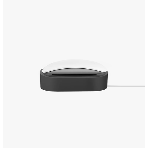 Uniq стенд для Apple Magic Mouse NOVA silicone charging dock Dark grey