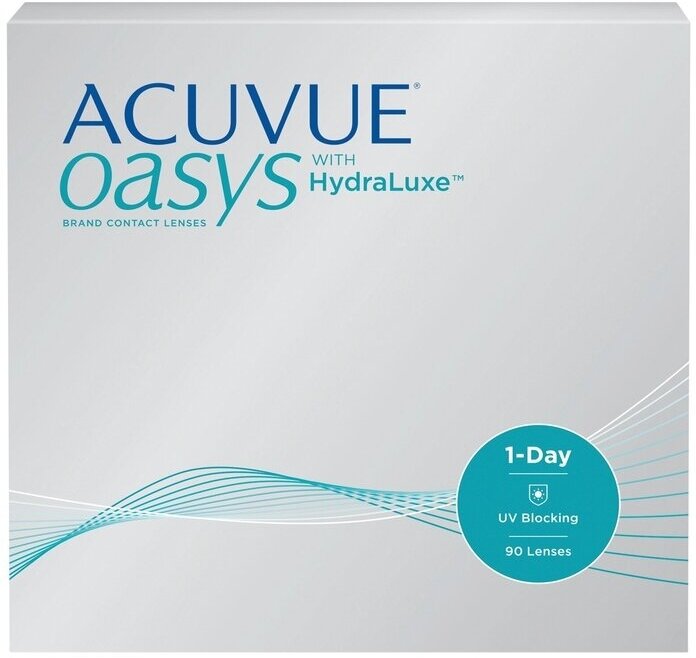 1 DAY ACUVUE OASYS with HYDRALUXE 90 шт -10.50 R 9.0 прозр.