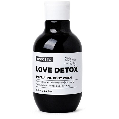 Гель для душа Love Detox, 250 мл Размер onesize черный