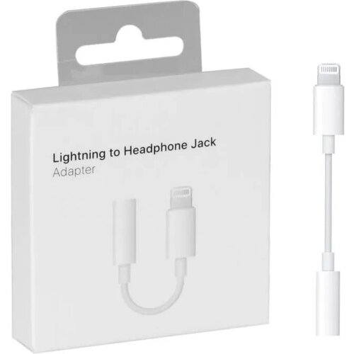 Адаптер переходник - Lightning to Headphone Jack Adapter(MMX62ZM/A Lightning to 3.5 mm) apple usb c to headphone jack mu7e2