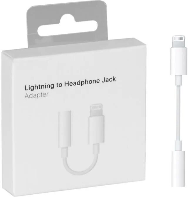 Адаптер переходник - Lightning to Headphone Jack Adapter(MMX62ZM/A Lightning to 3.5 mm)