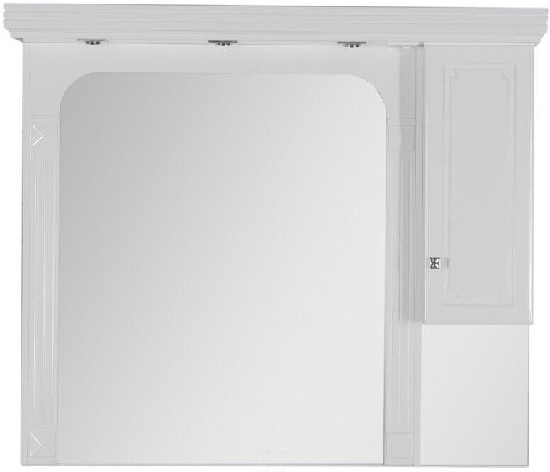 Зеркало-шкаф Aquanet Фредерика 146x120 171012 правое с подсветкой
