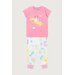 Пижама crockid для девочек, размер 86, розовый