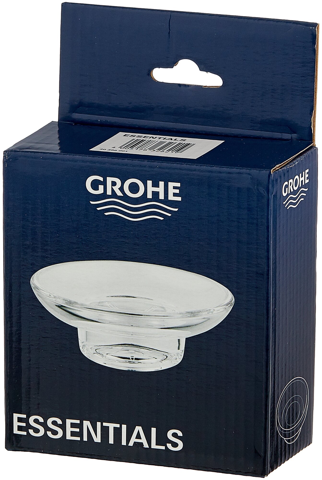 Мыльница для ванной Grohe Essentials стекло прозрачная (40368001)