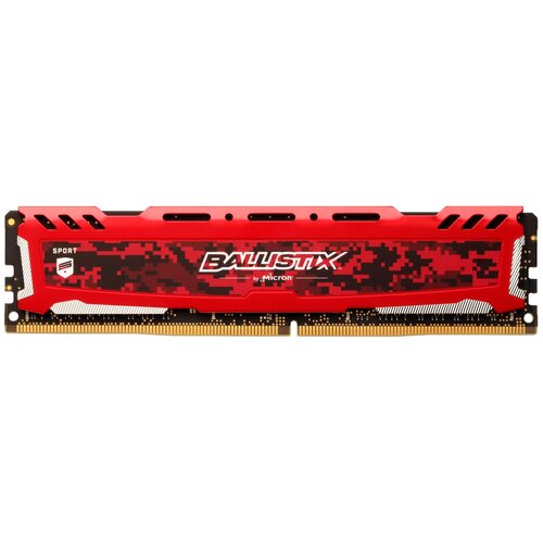 Оперативная память Crucial Ballistix Sport LT 8 ГБ DDR4 2666 МГц DIMM CL16 BLS8G4D26BFSEK 319000₽