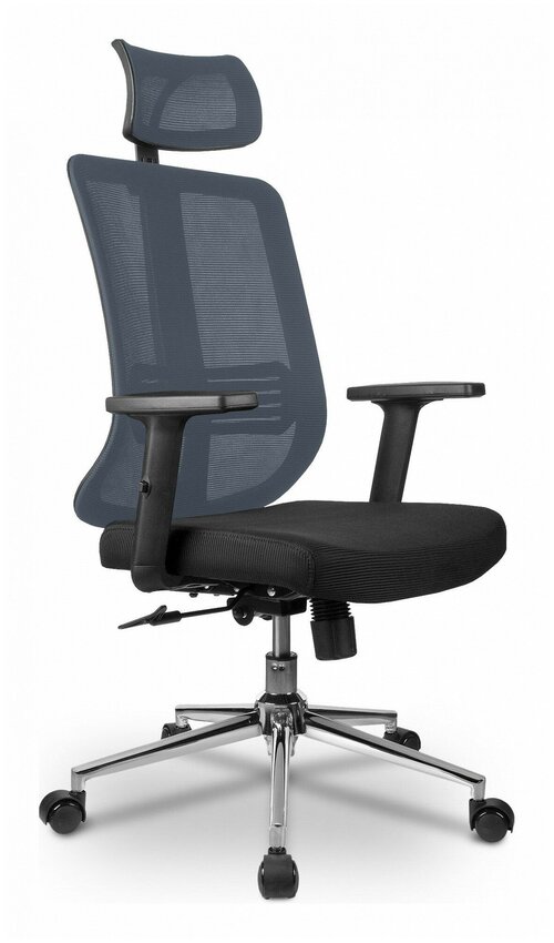 Компьютерное кресло Riva RCH A663 офисное, обивка: текстиль, цвет: серый