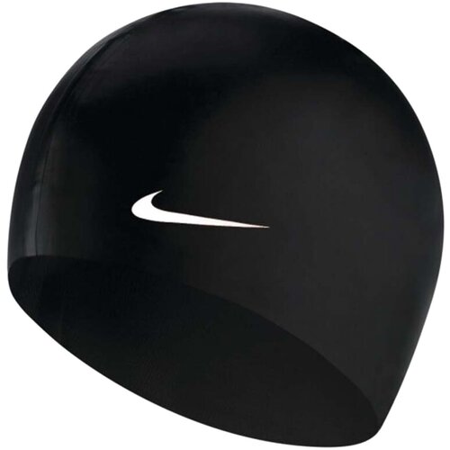 Шапочка для плавания NIKE Solid Silicon, черный шапочка madwave silicon юниор силикон чёрный