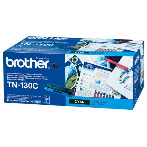 Картридж Brother TN-130C, 1500 стр, голубой направляющая для бумаги а4 brother ly9130002 inner chute ass оригинал