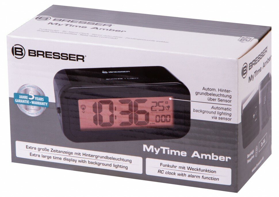 Часы Bresser MyTime Amber, черные - фотография № 16