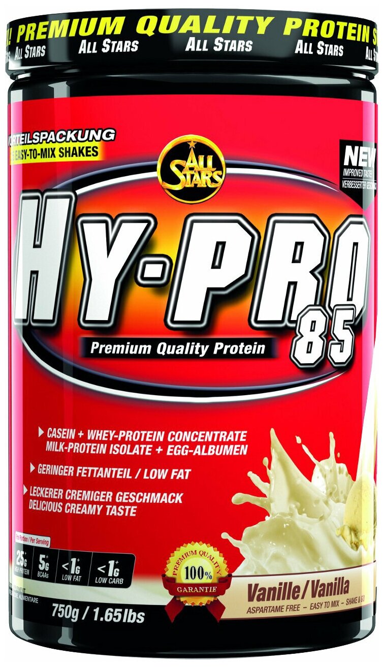 ALL STARS Протеин многокомпанентный HY-PRO 85 750гр. Ваниль