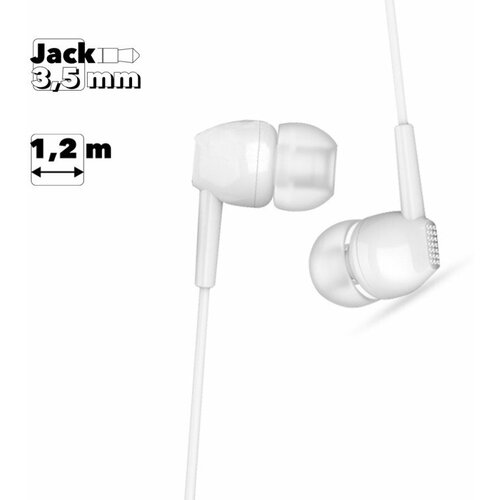 Гарнитура Earldom ET-E42 35 мм вставная 12м белая 40900₽