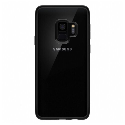 Чехол Spigen Ultra Hybrid для Samsung Galaxy S9, черный чехол spigen ultra hybrid для samsung galaxy s23 acs05668 прозрачный