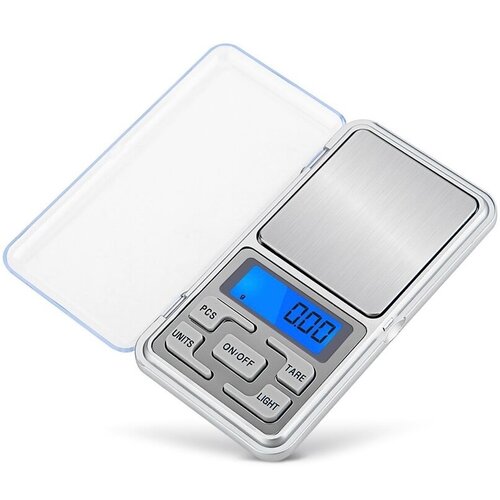 карманные весы pocket scale с батарейками в комплекте Весы ювелирные электронные Pocket Scale, 500 гр, 0,1 гр, батарейки в комплекте