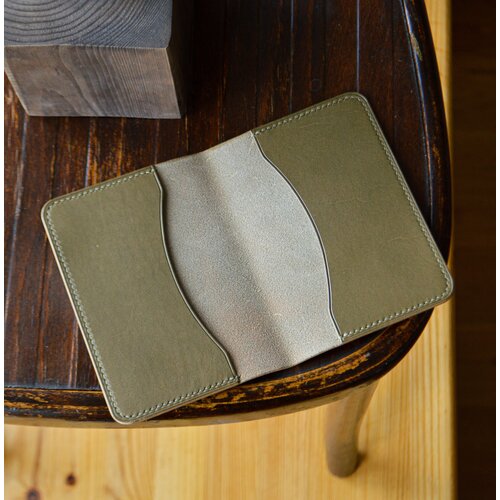 Обложка для паспорта kushnerov, зеленый