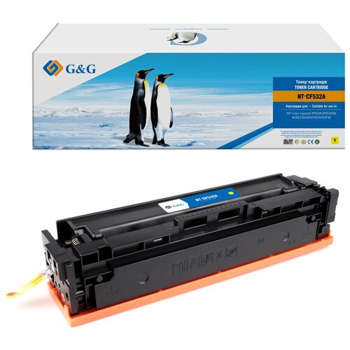 Картридж G&G NT-CF532A, 900 стр, желтый