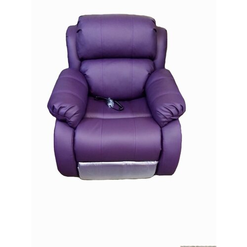 Реклайнер кресло универсальное электрическое двухмоторное с пультом для салонов красоты - фиолетовое(Violet_Davis)