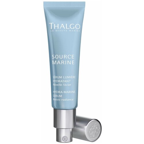 фото Thalgo hydra-marine serum увлажняющая сыворотка для лица 24 часа морской источник, 30 мл