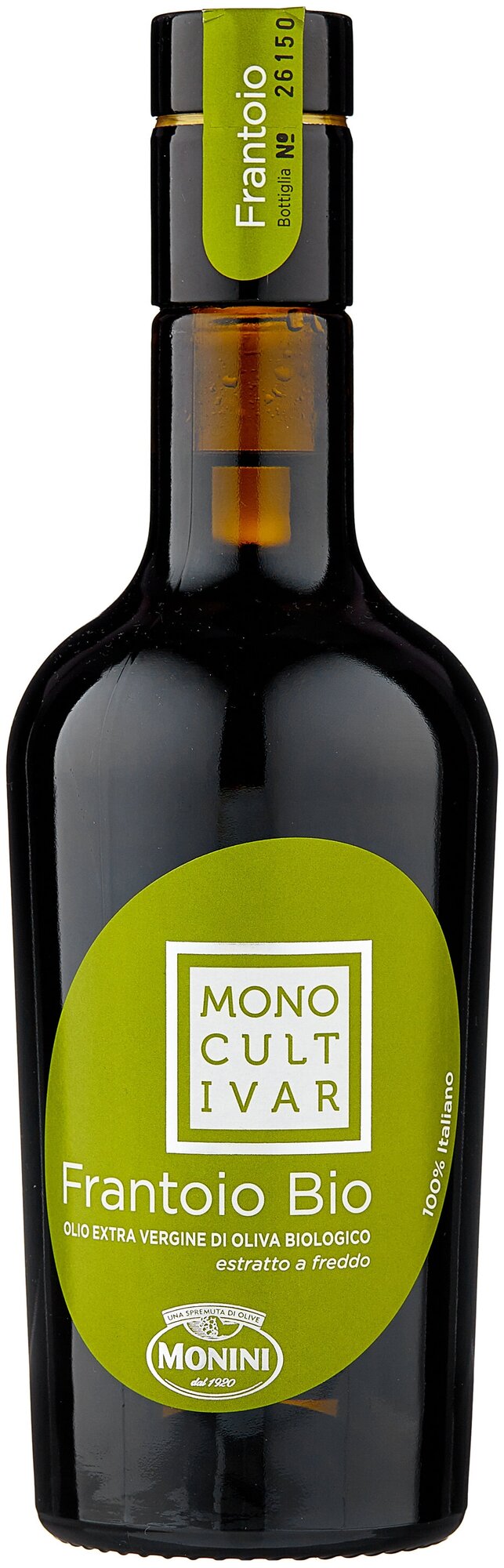 Масло оливковое Monini Bio monocultivar frantoio, 0.5 л