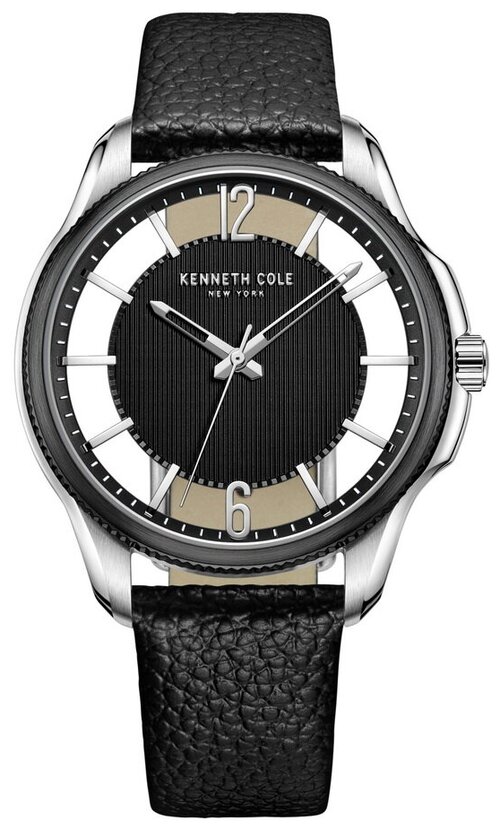 Наручные часы KENNETH COLE Classic, серебряный, черный