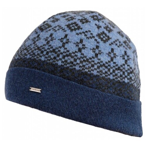 фото Шапка finn flare w19-22127 размер 58, серо-синий