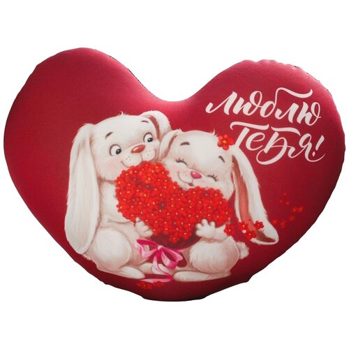 свитшот размер 26 28 красный Мягкая игрушка антистресс Люблю тебя , сердце, зайчата