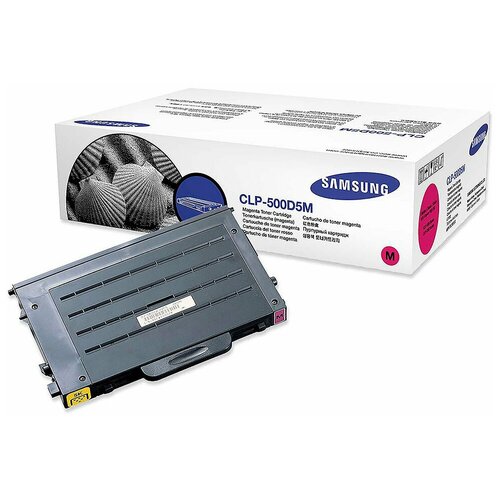 картридж clp 500d5 голубой для самсунг samsung clp 500 clp 500n clp 550 clp 550n Картридж Samsung CLP-500D5M, 5000 стр, пурпурный